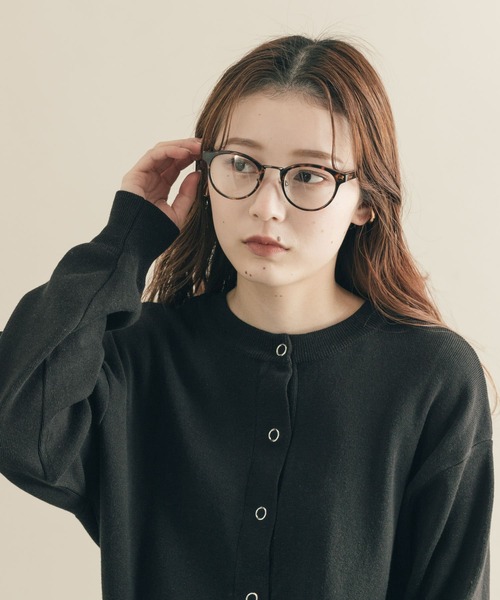 SMELLY(スメリー)の「ボストンコンビダテメガネ(メガネ・レディース・ブラック/ブラウン系その他・-)」の8枚目の写真