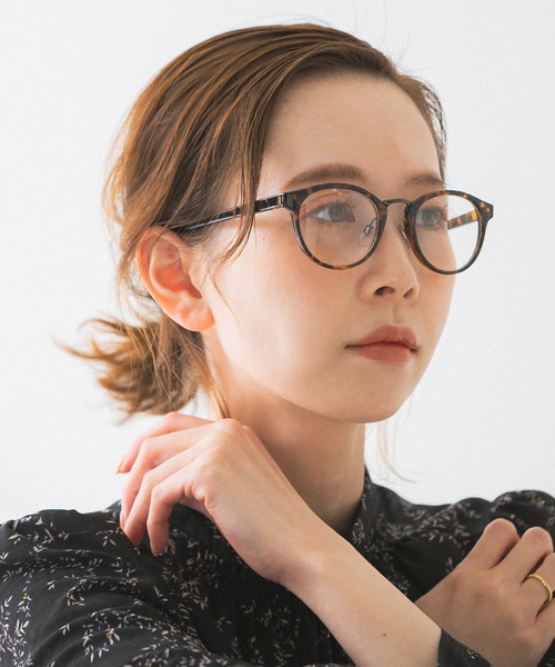 SMELLY(スメリー)の「ボストンコンビダテメガネ(メガネ・レディース・ブラック/ブラウン系その他・-)」の10枚目の写真