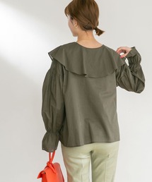 UR Lab. | コットンラッフルカラーブラウス(Tシャツ/カットソー)