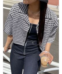 オーバーショートシャツ