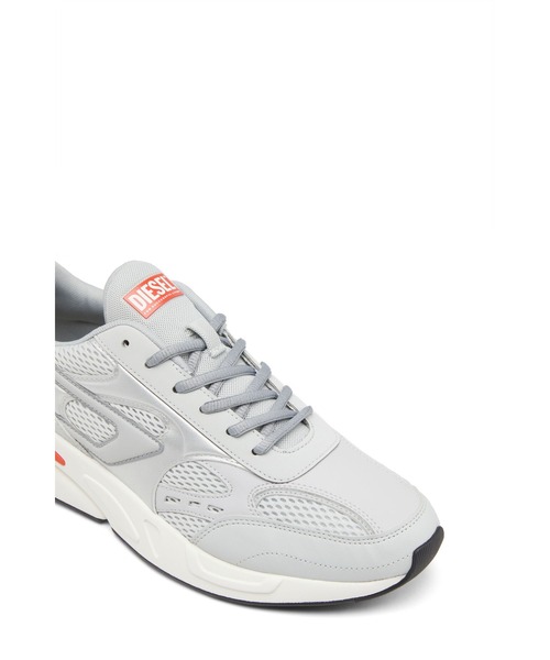 DIESEL（ディーゼル）の「メンズ 異素材MIX エアメッシュ スニーカー（スニーカー・メンズ・ライトグレー/イエロー/ブルー/グリーン・44/40/41/42/43）」の21枚目の写真