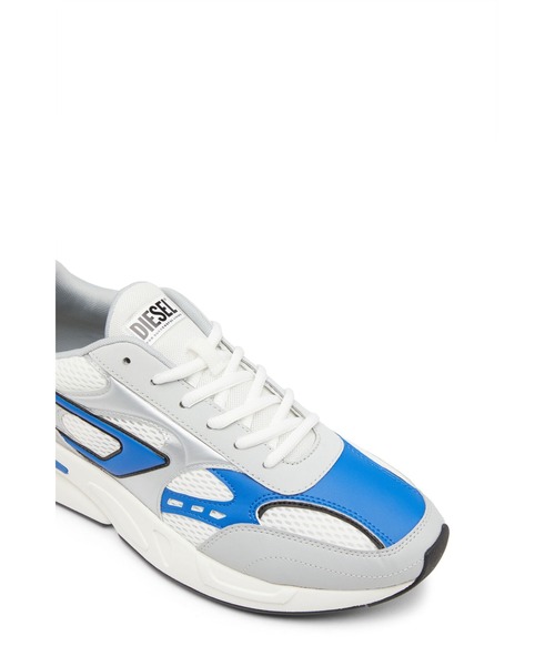 DIESEL（ディーゼル）の「メンズ 異素材MIX エアメッシュ スニーカー（スニーカー・メンズ・ライトグレー/イエロー/ブルー/グリーン・44/40/41/42/43）」の12枚目の写真