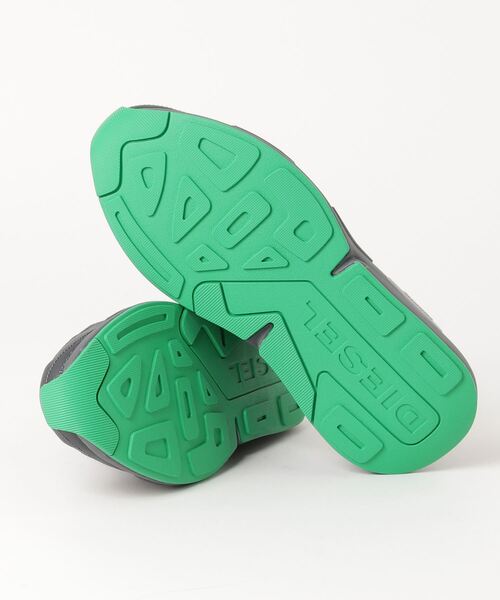 DIESEL（ディーゼル）の「メンズ 異素材MIX エアメッシュ スニーカー（スニーカー・メンズ・ライトグレー/イエロー/ブルー/グリーン・44/40/41/42/43）」の13枚目の写真