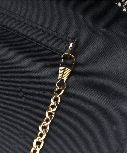 ROSE BUD（ローズバッド）の「(LL ACCESSORIES) B501I LACE CLUTCH BAG[結婚式＆パーティー]（クラッチバッグ・レディース・ブラック/ベージュ・ONE SIZE）」の10枚目の写真