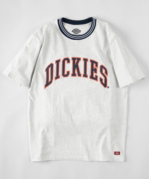 Dickies(ディッキーズ)の「【Dickies/ディッキーズ】リブライン カレッジロゴ&袖切替え ブランドロゴ クルーネックTシャツ(Tシャツ/カットソー・メンズ・ホワイト/ブラック/ネイビー/グレー/グリーン/グレー系その他/グレー系その他2/グレー系その他3・M/L/XL)」の11枚目の写真