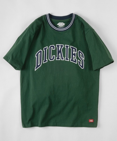 Dickies(ディッキーズ)の「【Dickies/ディッキーズ】リブライン カレッジロゴ&袖切替え ブランドロゴ クルーネックTシャツ(Tシャツ/カットソー・メンズ・ホワイト/ブラック/ネイビー/グレー/グリーン/グレー系その他/グレー系その他2/グレー系その他3・M/L/XL)」の13枚目の写真