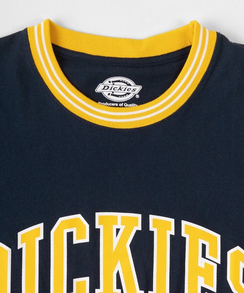 Dickies(ディッキーズ)の「【Dickies/ディッキーズ】リブライン カレッジロゴ&袖切替え ブランドロゴ クルーネックTシャツ(Tシャツ/カットソー・メンズ・ホワイト/ブラック/ネイビー/グレー/グリーン/グレー系その他/グレー系その他2/グレー系その他3・M/L/XL)」の19枚目の写真