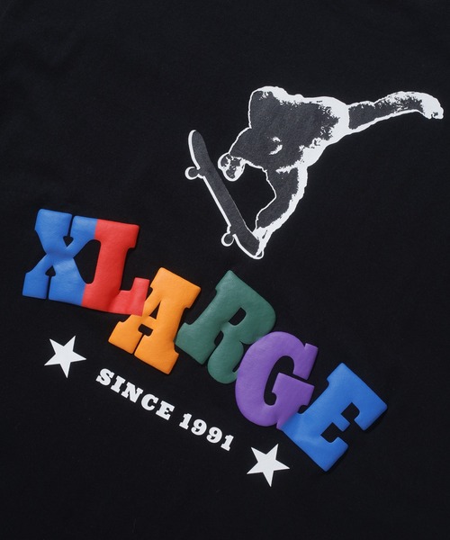 XLARGE（エクストララージ）の「FRONT K GRIND S/S TEE（Tシャツ/カットソー・メンズ・ブラック/レッド/ホワイト・M/S/L/XL）」の7枚目の写真