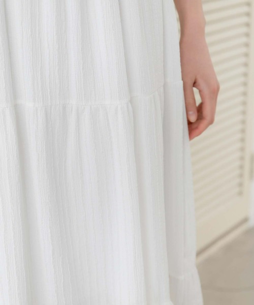 fifth（フィフス）の「ティアードミディ丈スカート（スカート・レディース・ホワイト/ブラック/ミント・M）」の21枚目の写真