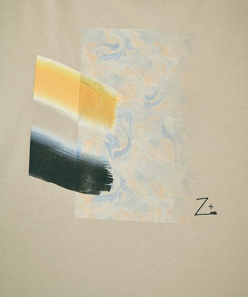 CITY TOKYO（シティトウキョウ）の「ZOE ART GRAPHIC TEE（Tシャツ/カットソー・レディース・ホワイト/グレイッシュベージュ・FREE）」の21枚目の写真