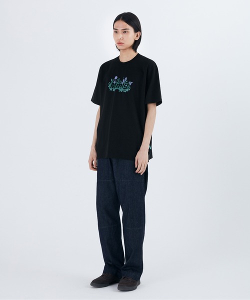 87mm（87mm）の「【87MM / Mmlg】MELGE LAWN HF-T / パルチムエムエム Mmlg ローンフラワー グラフィック ロゴ Tシャツ（Tシャツ/カットソー・レディース・ブラック/ミント/ナチュラル・SMALL/MEDIUM/LARGE）」の5枚目の写真