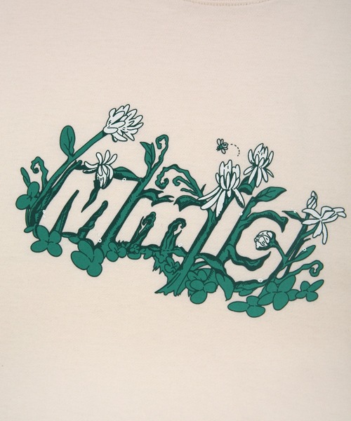 87mm（87mm）の「【87MM / Mmlg】MELGE LAWN HF-T / パルチムエムエム Mmlg ローンフラワー グラフィック ロゴ Tシャツ（Tシャツ/カットソー・レディース・ブラック/ミント/ナチュラル・SMALL/MEDIUM/LARGE）」の12枚目の写真