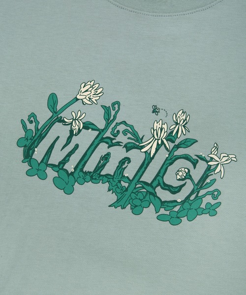 87mm（87mm）の「【87MM / Mmlg】MELGE LAWN HF-T / パルチムエムエム Mmlg ローンフラワー グラフィック ロゴ Tシャツ（Tシャツ/カットソー・レディース・ブラック/ミント/ナチュラル・SMALL/MEDIUM/LARGE）」の17枚目の写真