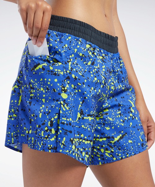 Reebok（リーボック）の「ワークアウト レディ ラン プリンテッド ショーツ / Workout Ready Run Printed Shorts （スウェットパンツ・レディース・ブラック/ピンク系その他/コバルトブルー・SMALL/MEDIUM/LARGE/X-LARGE/XX-LARGE）」の16枚目の写真