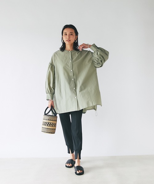 RIVE DROITE(リヴドロワ)の「WEB限定/エステルフライスジョガーパン(その他パンツ・レディース・ブラック/ベージュ・FREE)」の4枚目の写真