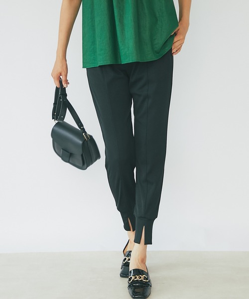 RIVE DROITE(リヴドロワ)の「WEB限定/エステルフライスジョガーパン(その他パンツ・レディース・ブラック/ベージュ・FREE)」の12枚目の写真