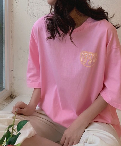 meJane（ミージェーン）の「コミックバックプリントTシャツ（Tシャツ/カットソー・レディース・ホワイト/ピンク/コーラル・FREE）」の13枚目の写真