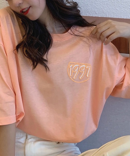 meJane（ミージェーン）の「コミックバックプリントTシャツ（Tシャツ/カットソー・レディース・ホワイト/ピンク/コーラル・FREE）」の9枚目の写真