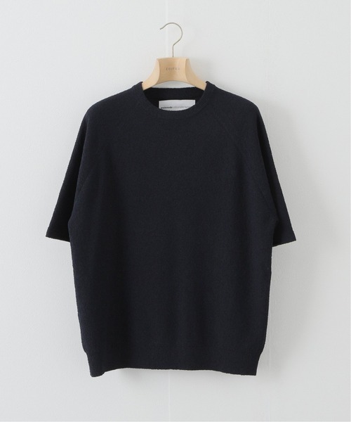 walenode（ウェルノード）の「【walenode / ウェルノード 】ペーパーパイルラグランスリーブT（ニット/セーター・メンズ・ネイビー/グレー/ブルー系その他・1/2）」の3枚目の写真