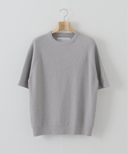 walenode（ウェルノード）の「【walenode / ウェルノード 】ペーパーパイルラグランスリーブT（ニット/セーター・メンズ・ネイビー/グレー/ブルー系その他・1/2）」の2枚目の写真