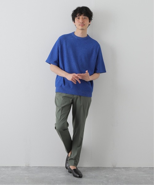 walenode（ウェルノード）の「【walenode / ウェルノード 】ペーパーパイルラグランスリーブT（ニット/セーター・メンズ・ネイビー/グレー/ブルー系その他・1/2）」の20枚目の写真