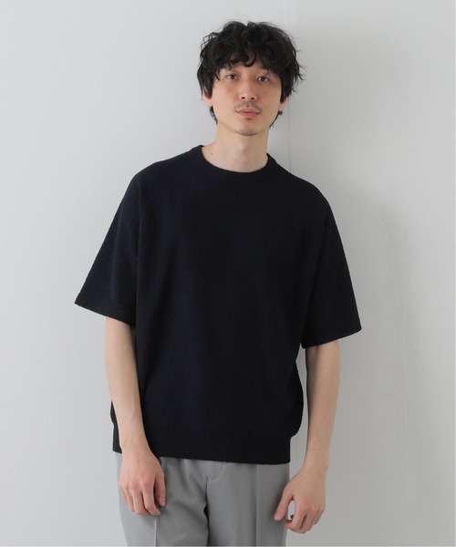 walenode（ウェルノード）の「【walenode / ウェルノード 】ペーパーパイルラグランスリーブT（ニット/セーター・メンズ・ネイビー/グレー/ブルー系その他・1/2）」の18枚目の写真