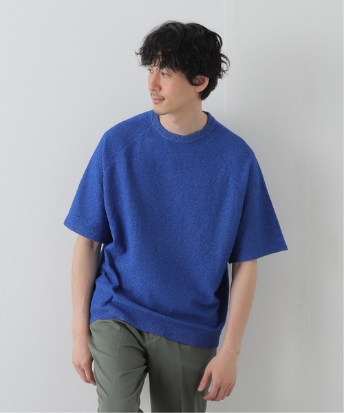 walenode（ウェルノード）の「【walenode / ウェルノード 】ペーパーパイルラグランスリーブT（ニット/セーター・メンズ・ネイビー/グレー/ブルー系その他・1/2）」の17枚目の写真