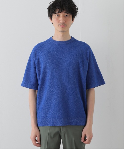 walenode（ウェルノード）の「【walenode / ウェルノード 】ペーパーパイルラグランスリーブT（ニット/セーター・メンズ・ネイビー/グレー/ブルー系その他・1/2）」の16枚目の写真