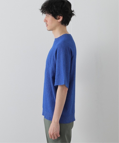walenode（ウェルノード）の「【walenode / ウェルノード 】ペーパーパイルラグランスリーブT（ニット/セーター・メンズ・ネイビー/グレー/ブルー系その他・1/2）」の15枚目の写真