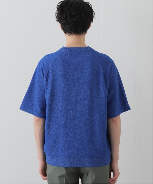 walenode（ウェルノード）の「【walenode / ウェルノード 】ペーパーパイルラグランスリーブT（ニット/セーター・メンズ・ネイビー/グレー/ブルー系その他・1/2）」の14枚目の写真