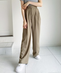 at12:03 | ハイウエストベルトデザインスラックス(スラックス)