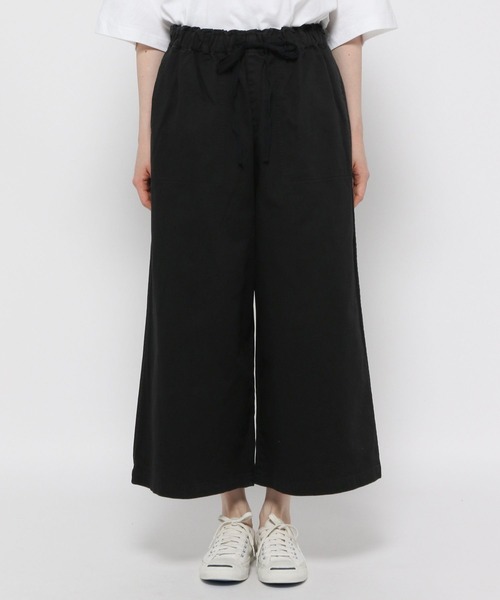 ichi（イチ）の「【ichi(イチ)】ツイルバイオウォッシュパンツ（その他パンツ・レディース・ブラック/ベージュ・FREE）」の3枚目の写真