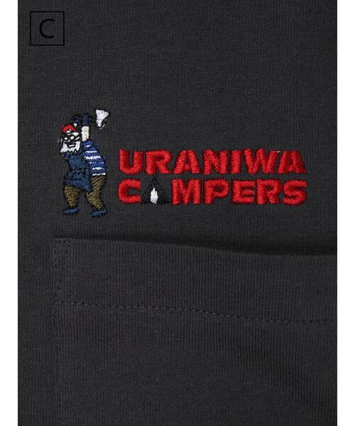 CRAFT STANDARD BOUTIQUE（クラフトスタンダードブティック）の「URANIWA CAMPERS 刺繍TEE　＊◆（Tシャツ/カットソー・メンズ・E/F/D/C/B/A・L/M/LL）」の17枚目の写真