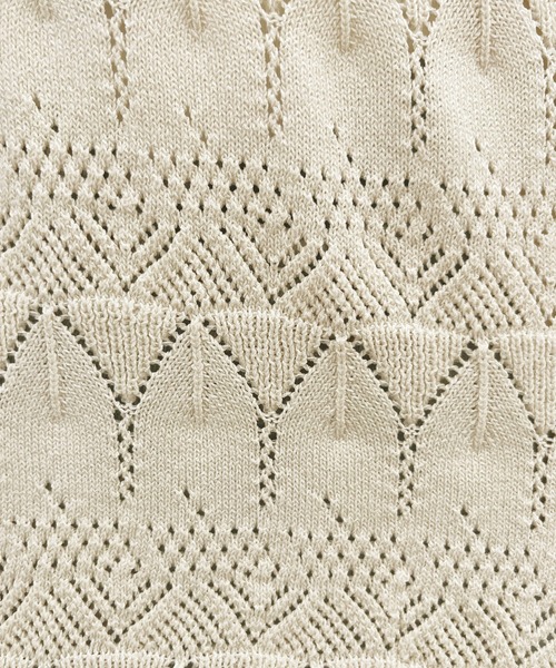 PairPair（ペアペア）の「【ペットとリンクコーデ】透かし編みカーディガン（カーディガン/ボレロ・レディース・アイボリー/グレイッシュブルー・フリー）」の20枚目の写真