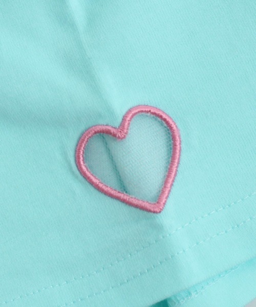 JENNI love（ジェニィラブ）の「防蚊袖ハートくり抜きロング丈Tシャツ（Tシャツ/カットソー・キッズ・オフホワイト/サックスブルー/オレンジ・130cm/140cm/150cm/160cm）」の17枚目の写真
