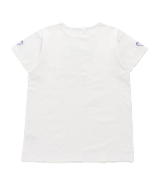 JENNI love（ジェニィラブ）の「防蚊袖ハートくり抜きロング丈Tシャツ（Tシャツ/カットソー・キッズ・オフホワイト/サックスブルー/オレンジ・130cm/140cm/150cm/160cm）」の11枚目の写真