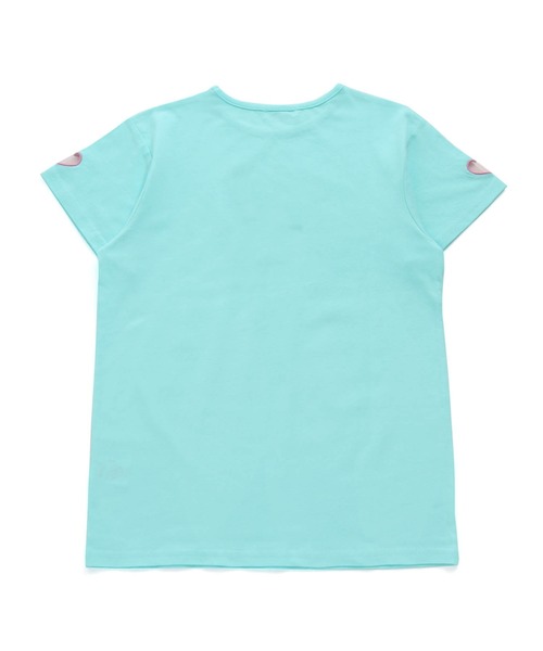 JENNI love（ジェニィラブ）の「防蚊袖ハートくり抜きロング丈Tシャツ（Tシャツ/カットソー・キッズ・オフホワイト/サックスブルー/オレンジ・130cm/140cm/150cm/160cm）」の13枚目の写真