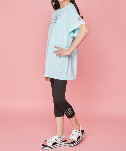 JENNI love（ジェニィラブ）の「防蚊袖ハートくり抜きロング丈Tシャツ（Tシャツ/カットソー・キッズ・オフホワイト/サックスブルー/オレンジ・130cm/140cm/150cm/160cm）」の22枚目の写真