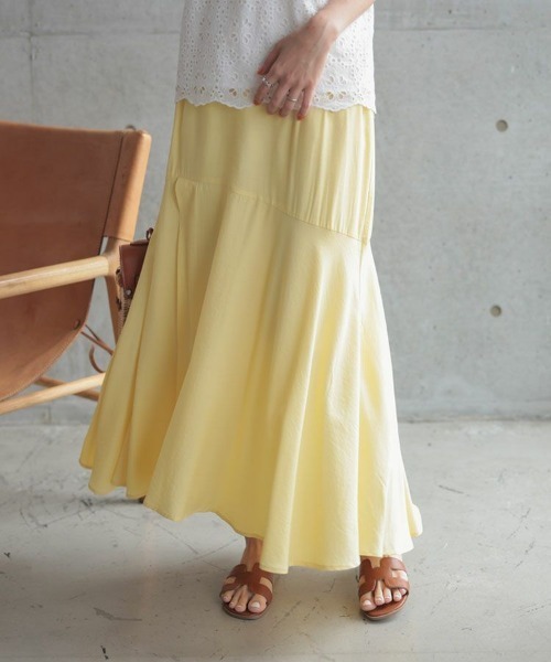 DONOBAN(ドノバン)の「ヴィンテージサテン切替スカート(スカート・レディース・ピンク/イエロー/ブルー・F)」の21枚目の写真