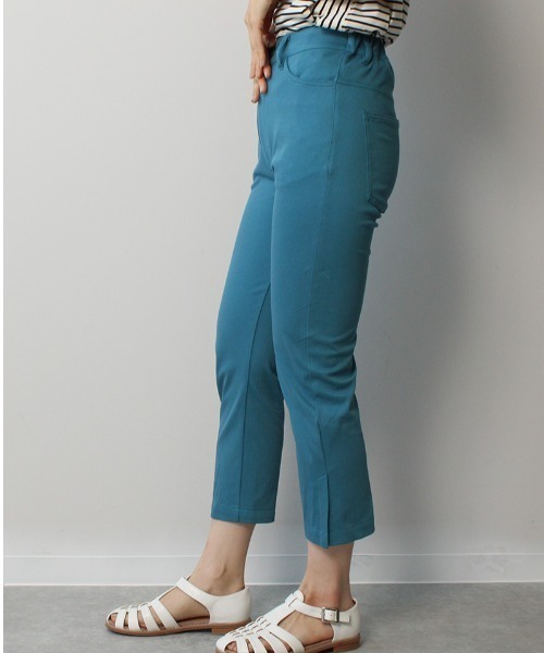 MB mint breeze(エムビーミントブリーズ)の「【M~5L 大きいサイズ】ニットツイル クロップド パンツ(その他パンツ・レディース・ライトグレー/ブラック/ブルー・LL/3L/4L/5L/M/L)」の10枚目の写真