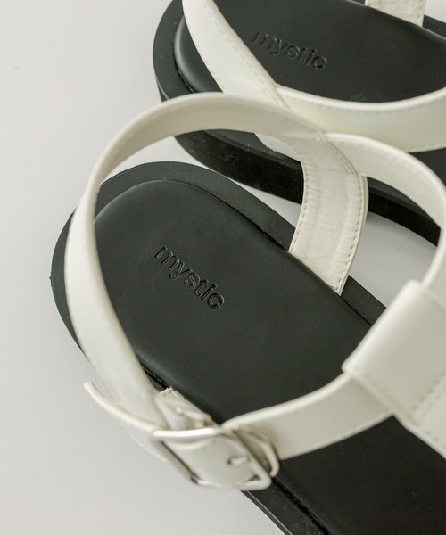 mystic（ミスティック）の「スクエアグルカサンダル（スリッポン・レディース・ホワイト/ブラック・38/36/37）」の15枚目の写真
