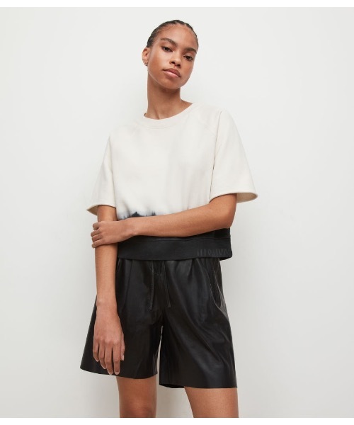 ALLSAINTS（オールセインツ）の「LILA OMBRE SHORT SLEEVE SWEATSHIRT | LILA OMBRE ショート スリーブ スウェットシャツ（スウェット・レディース・ホワイト系その他・S/XS/L/M）」の4枚目の写真