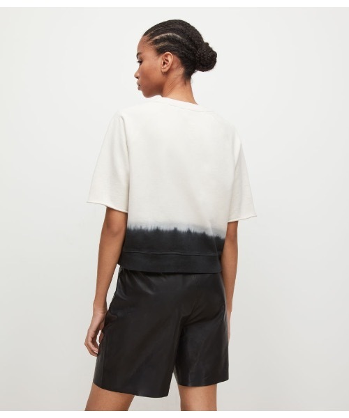 ALLSAINTS（オールセインツ）の「LILA OMBRE SHORT SLEEVE SWEATSHIRT | LILA OMBRE ショート スリーブ スウェットシャツ（スウェット・レディース・ホワイト系その他・S/XS/L/M）」の6枚目の写真