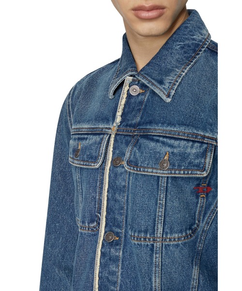 DIESEL ペイント加工デニムジャケット DIESEL（ディーゼル） デニムジャケット レディース グラフィック