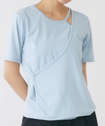 mebole（メボレ）の「カットアウトレイヤード風トップス（Tシャツ/カットソー）」