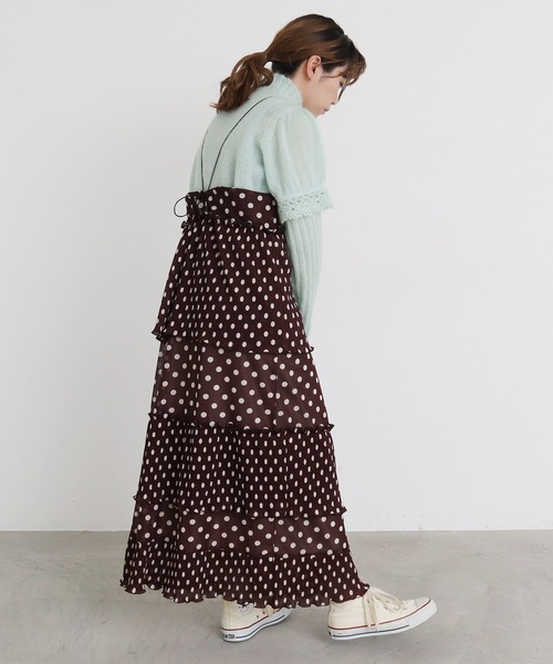 ビュルデサボン　ワンピース　完売品 bulle de savon（ビュルデサボン）の「Pe/mizutama プリーツ