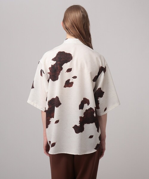 tk.TAKEO KIKUCHI(ティーケータケオキクチ)の「◆アニマルプリントオーバーシャツ(シャツ/ブラウス・メンズ・ホワイト系6/ブラック系3・01/02/03)」の13枚目の写真