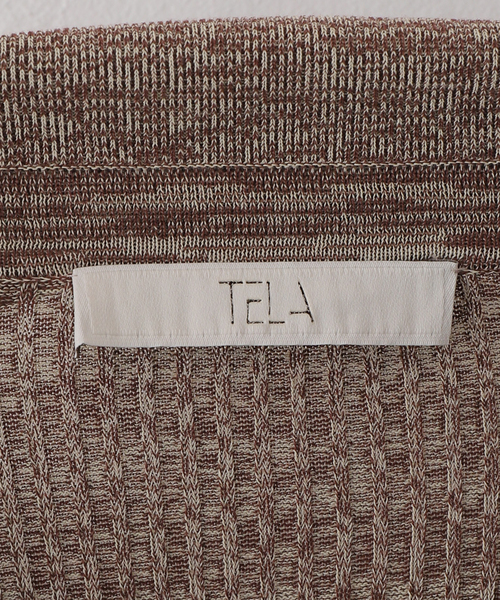 TELA（テラ）の「【TELA /テラ】 ニット（ニット/セーター・レディース・ブラウン・SMALL）」の14枚目の写真