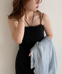 one after another NICE CLAUP | カップ付きホルターネックキャミ(キャミソール)