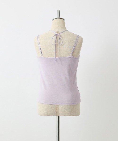 カップ付きホルターネックキャミ（キャミソール）｜one after another